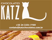 Tablet Screenshot of katzchocolates.com.br